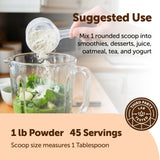 Micro Ingredients polvo disuelto en café aportando cremosidad inmediata