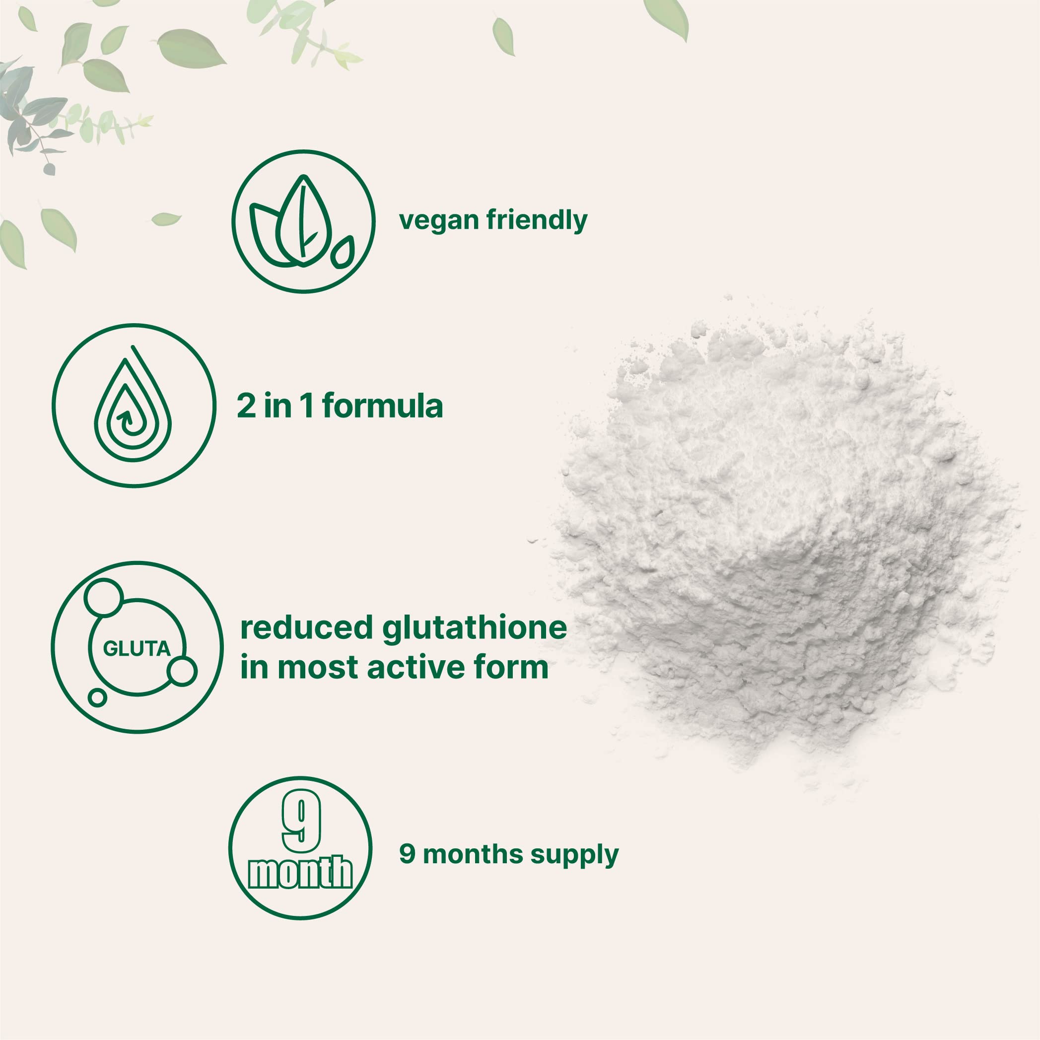 Micro Ingredients polvo mezclado en smoothie, integración neutra y fácil absorción