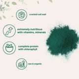 Micro Ingredients polvo añadido a un smoothie verde para energía vegetal