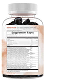 Micro Ingredients etiqueta con lista de hongos y certificado de pruebas