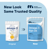 Micro Ingredients etiqueta nutricional legible con EPA y DHA destacados