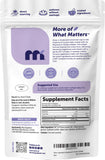 Micro Ingredients etiqueta legible con información nutricional y cumplimiento cGMP