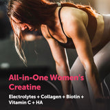 Micro Ingredients etiqueta nutricional con listados de creatina y colágeno