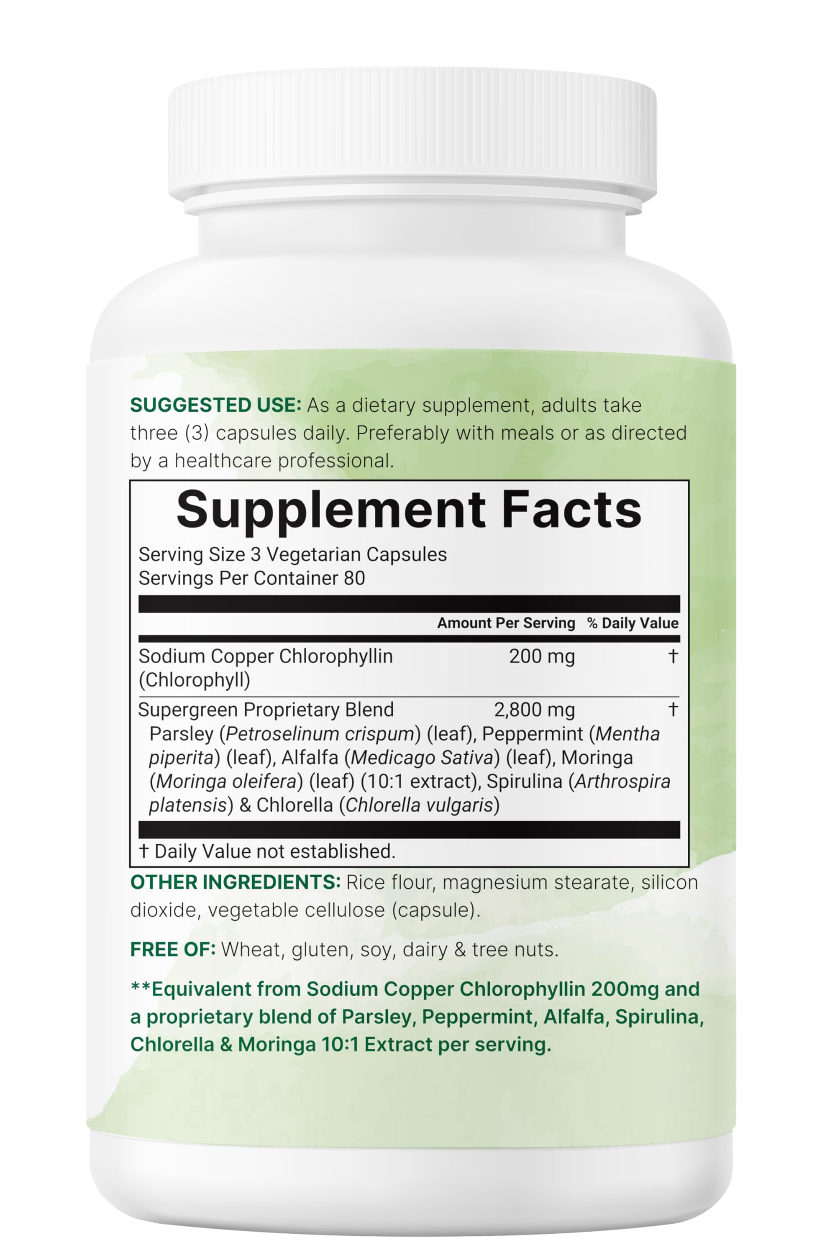 Micro Ingredients etiqueta nutricional legible con datos de garantía