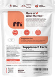 Micro Ingredients etiqueta nutricional legible con ingredientes clave
