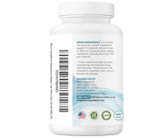 Micro Ingredients frasco abierto con cápsulas destacando cantidad por envase