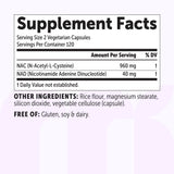 Micro Ingredients frasco abierto vista superior para ver cantidad de cápsulas