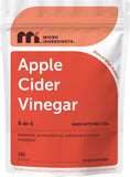 Micro Ingredients frasco frontal mostrando 240 softgels y diseño claro
