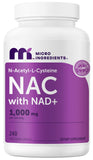 Micro Ingredients frasco frontal mostrando etiqueta y beneficio de dosis clara