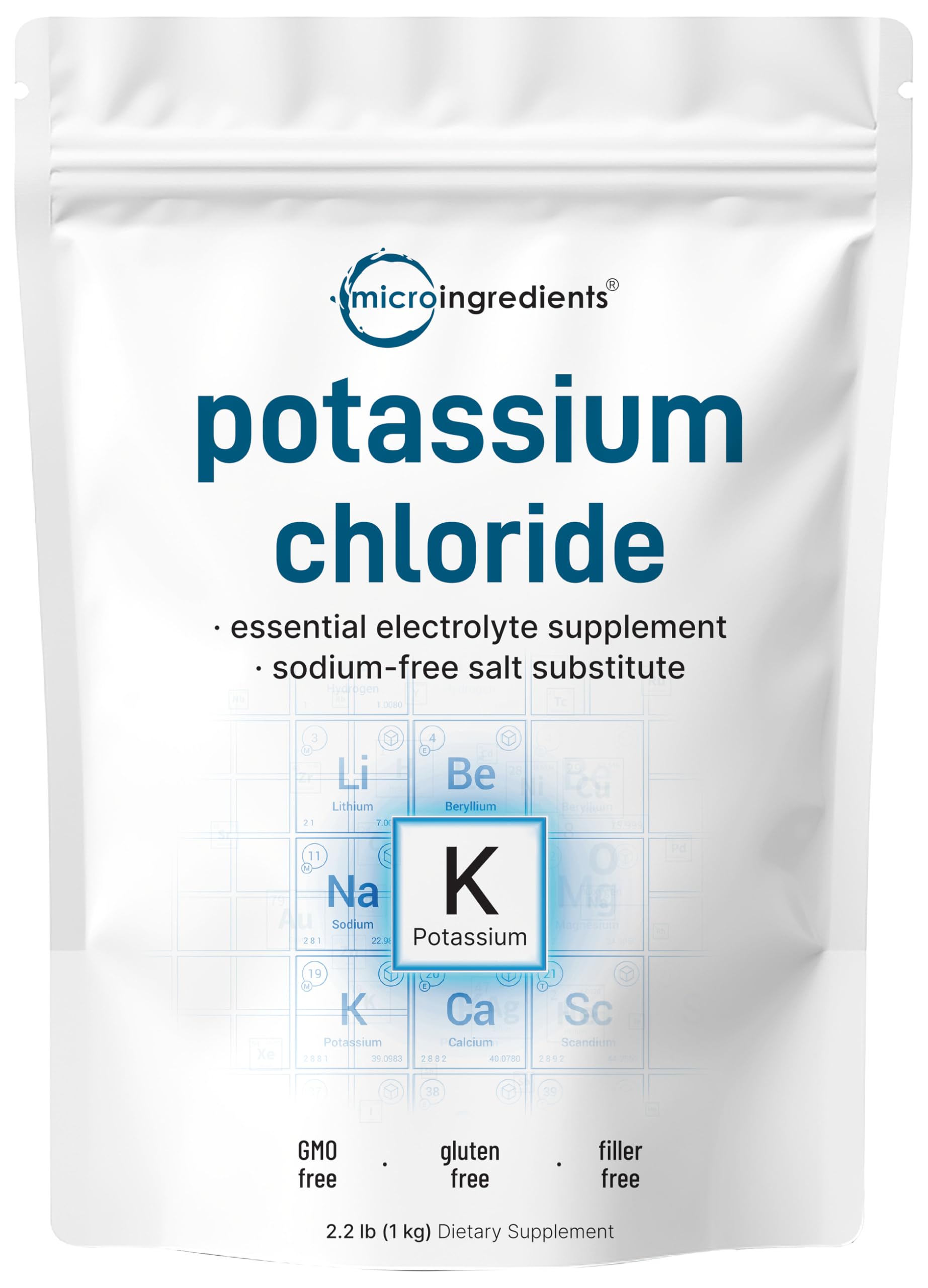 Micro Ingredients envase frontal mostrando 1 kg y pureza garantizada