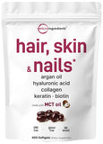 Micro Ingredients envase frontal mostrando 400 softgels y durabilidad
