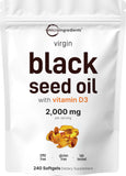 Micro Ingredients frente del envase mostrando 240 softgels y beneficios