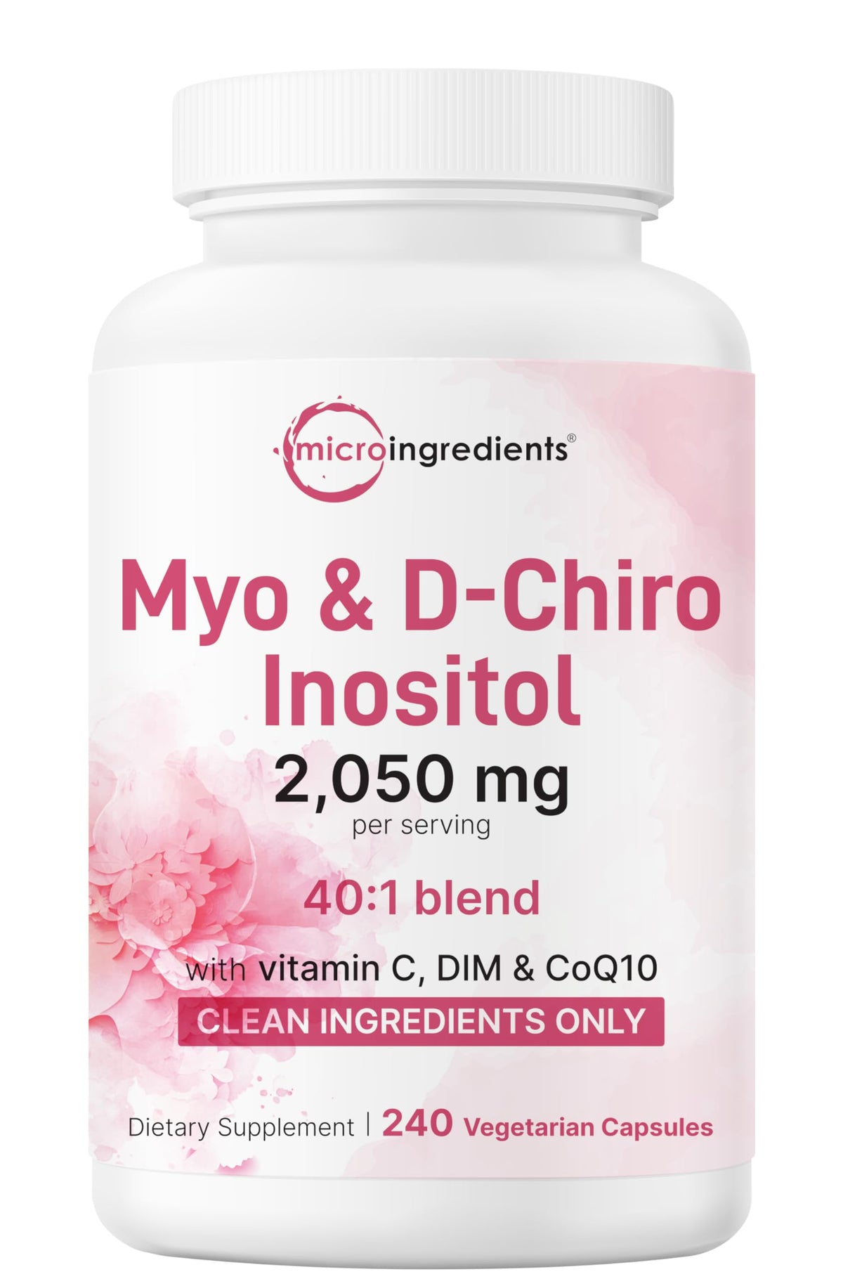 Micro Ingredients frontal del envase mostrando fórmula y beneficios