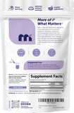 Micro Ingredients etiqueta nutricional destacando ingredientes y ausencia de alérgenos
