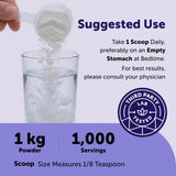 Micro Ingredients polvo disolviéndose en agua, mezcla rápida y sin sabor