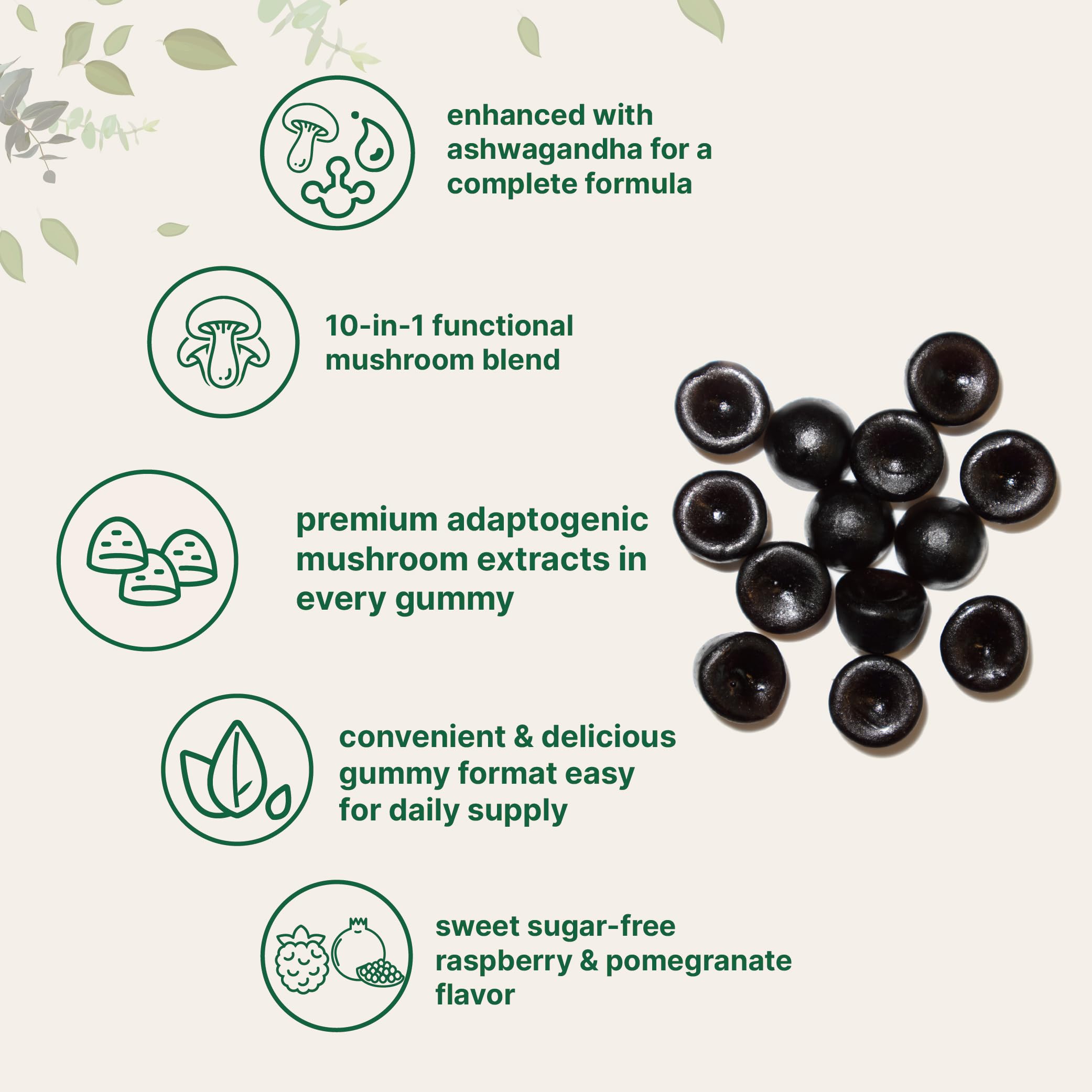 Micro Ingredients frasco abierto con gomitas, facilita dosis diaria