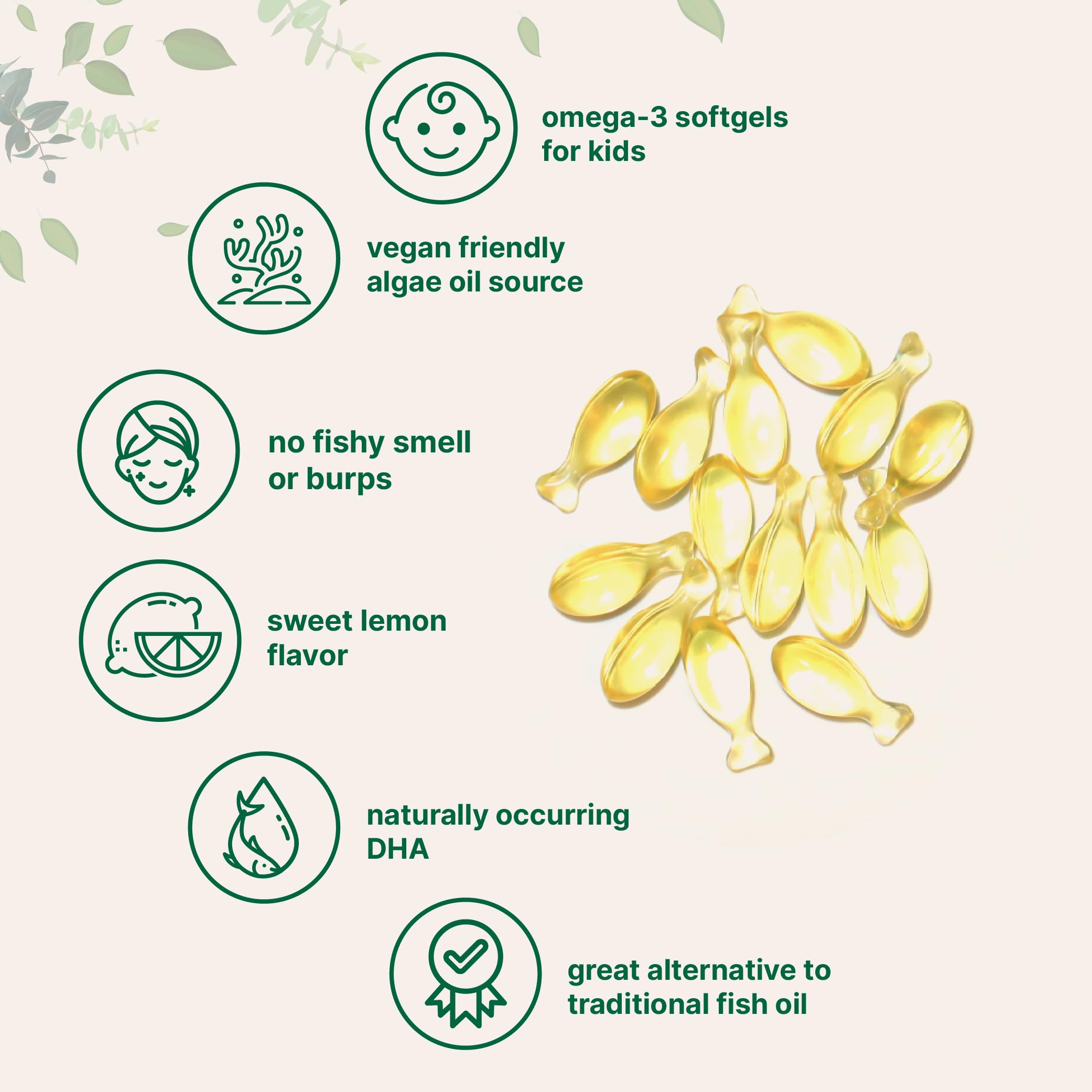 Micro Ingredients representación de algas fuente del omega-3 y origen vegetal