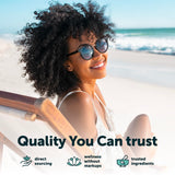 Micro Ingredients etiqueta con lista de ingredientes y detalles sin gluten ni OGM