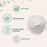 Micro Ingredients inulina mezclada en batido demostrando integración clara y conveniencia diaria
