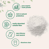 Micro Ingredients inulina mezclada en batido, beneficio: añade fibra sin alterar sabor