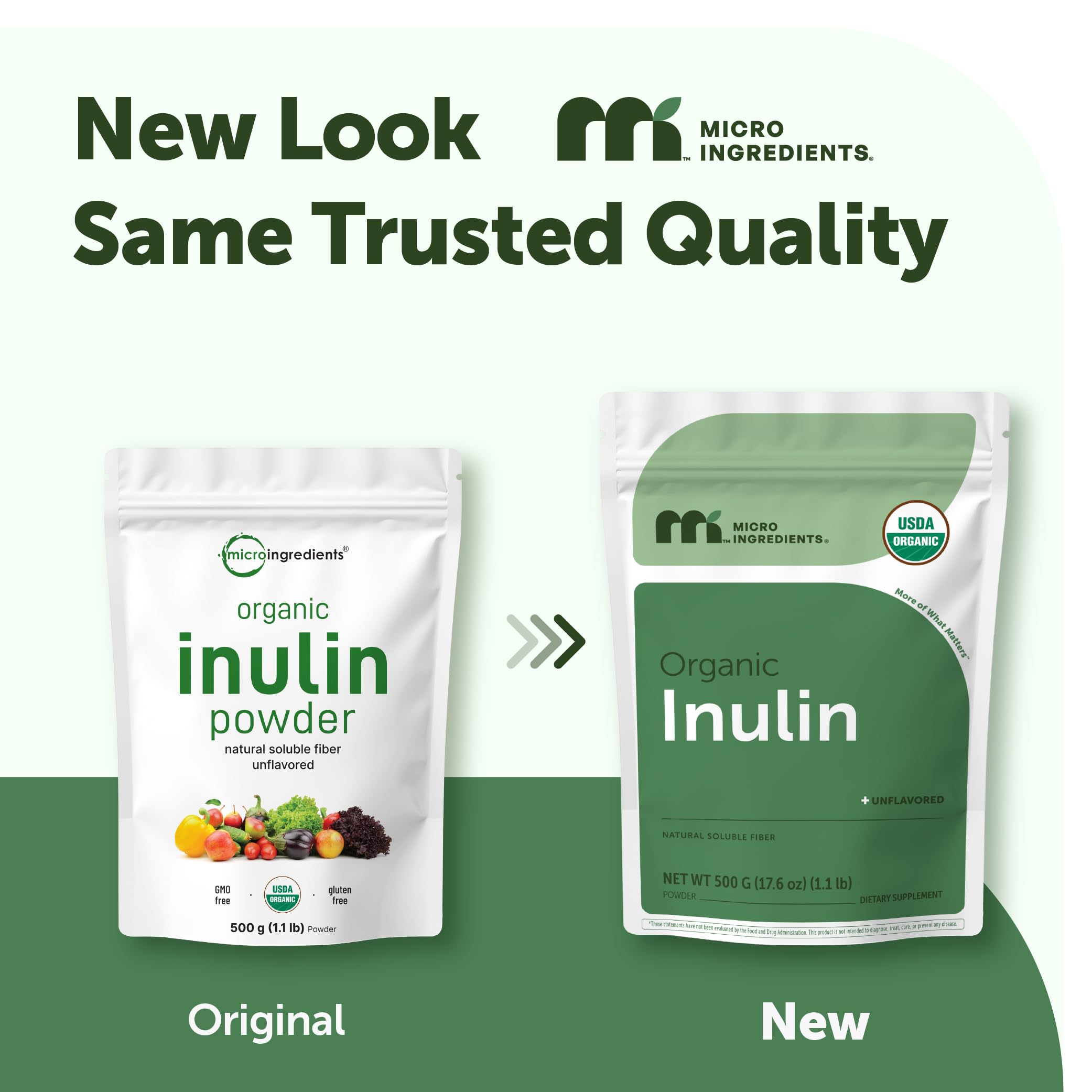 Micro Ingredients etiqueta posterior con información nutricional clara
