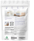 Micro Ingredients primer plano de la textura en polvo, beneficio: disolución fina y sin grumos