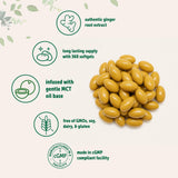 Micro Ingredients gotas de MCT oil y jengibre en textura que facilita absorción