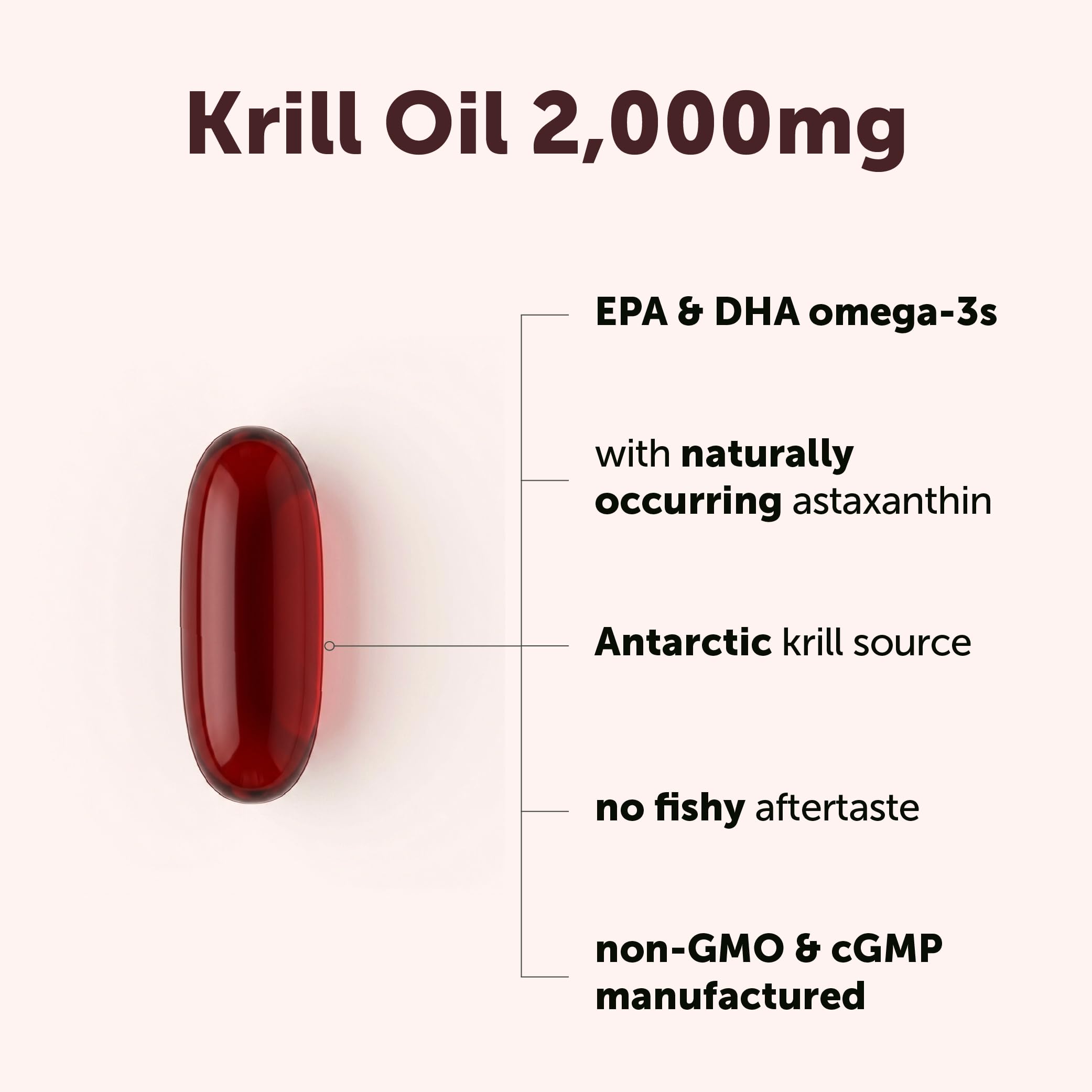 Micro Ingredients gota de aceite de kril en textura, resalta pureza y color