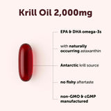 Micro Ingredients gota de aceite de kril en textura, resalta pureza y color