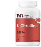 Micro Ingredients frasco frontal mostrando etiqueta clara y beneficios