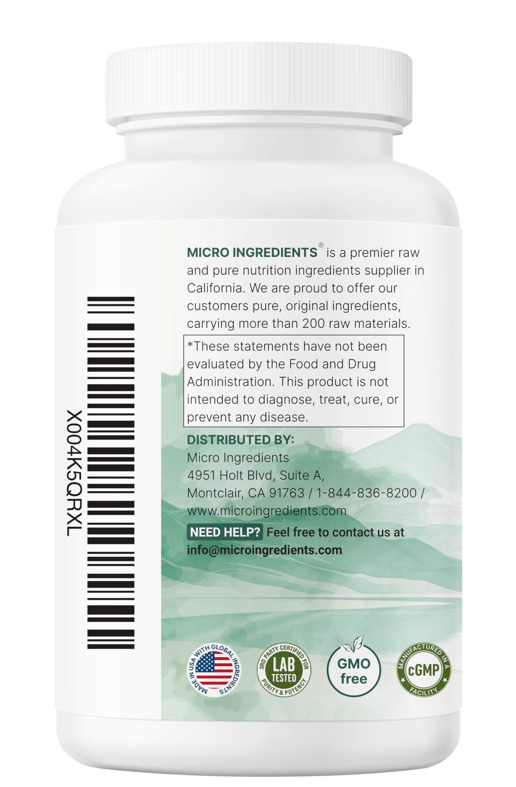 Micro Ingredients cápsulas en escena lifestyle indicando uso diario equilibrado