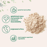 Micro Ingredients cuchara medidora junto al polvo para porciones precisas