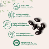 Micro Ingredients primer plano de softgel brillante para mejor absorción