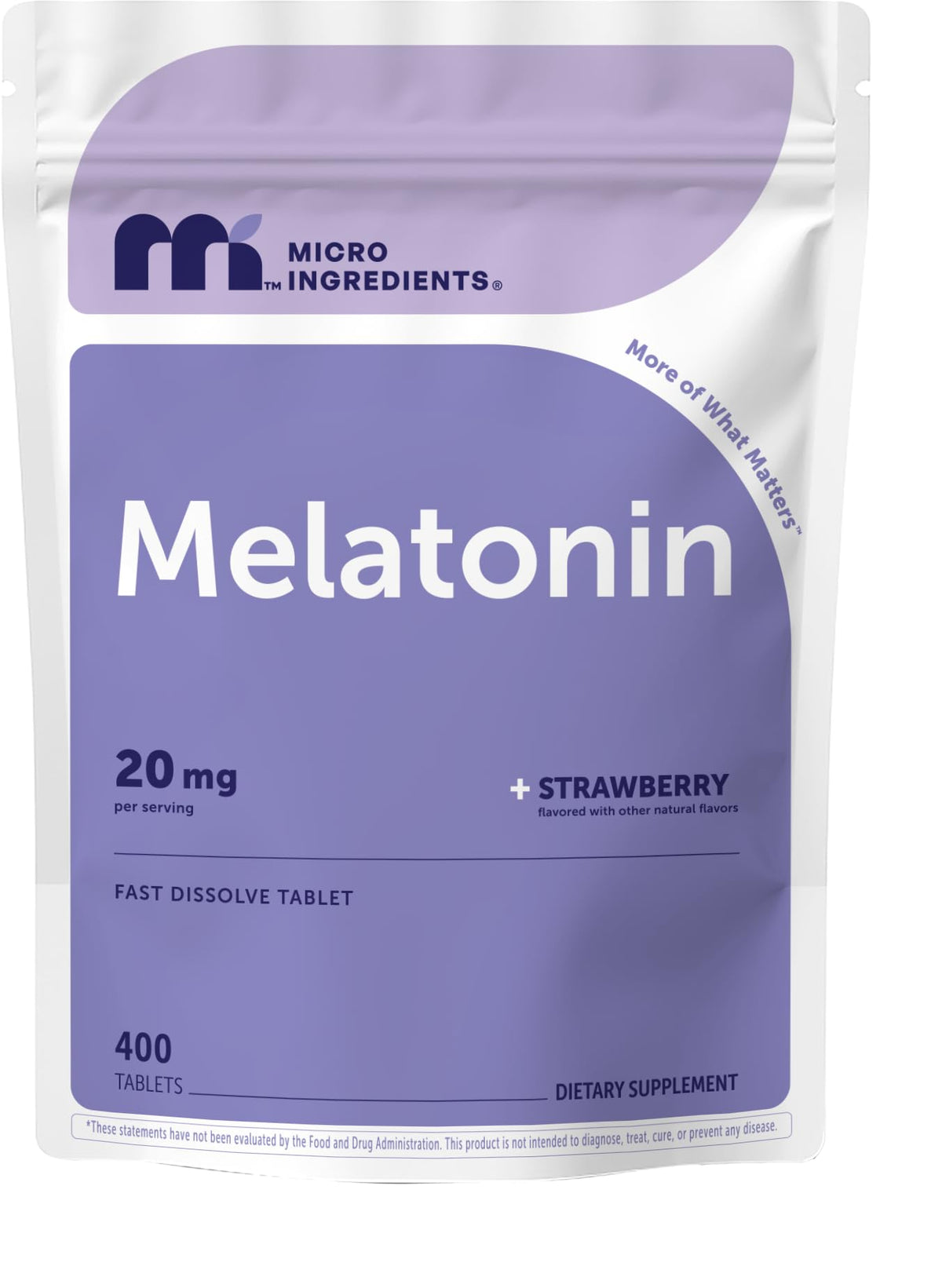 Micro Ingredients empaque frontal mostrando 400 tabletas y beneficios claros