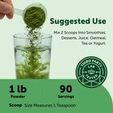 Micro Ingredients batido verde mezclado, añade verdor y cremosidad