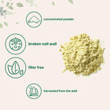 Micro Ingredients polvo de polen mezclado en batido, aporta energía vegetal