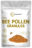 Micro Ingredients polen de abeja frontal en bolsa, fácil y práctico