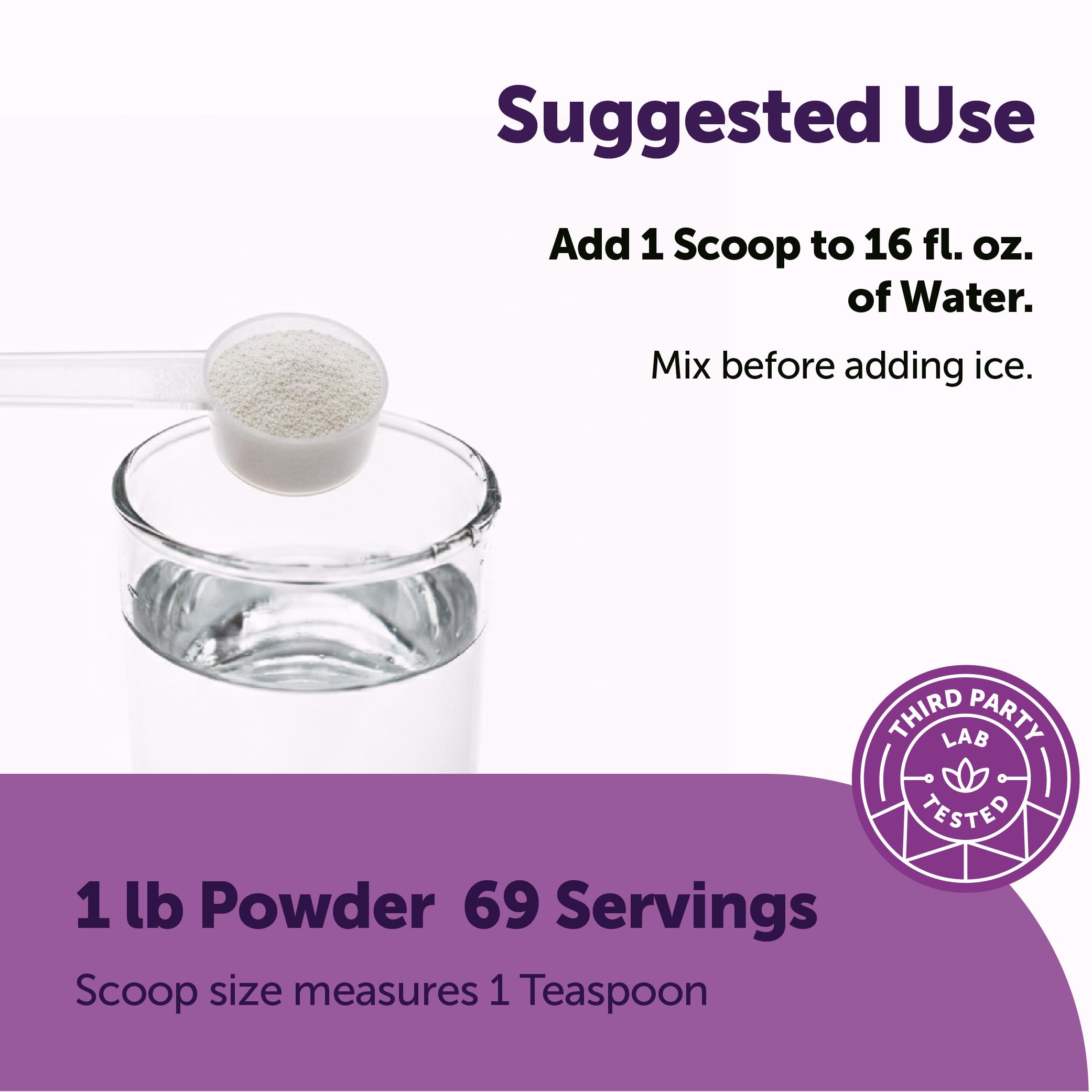 Micro Ingredients cucharilla con porción para medir dosis exacta