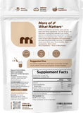 Micro Ingredients bolsa resellable abierta demostrando conservación fácil