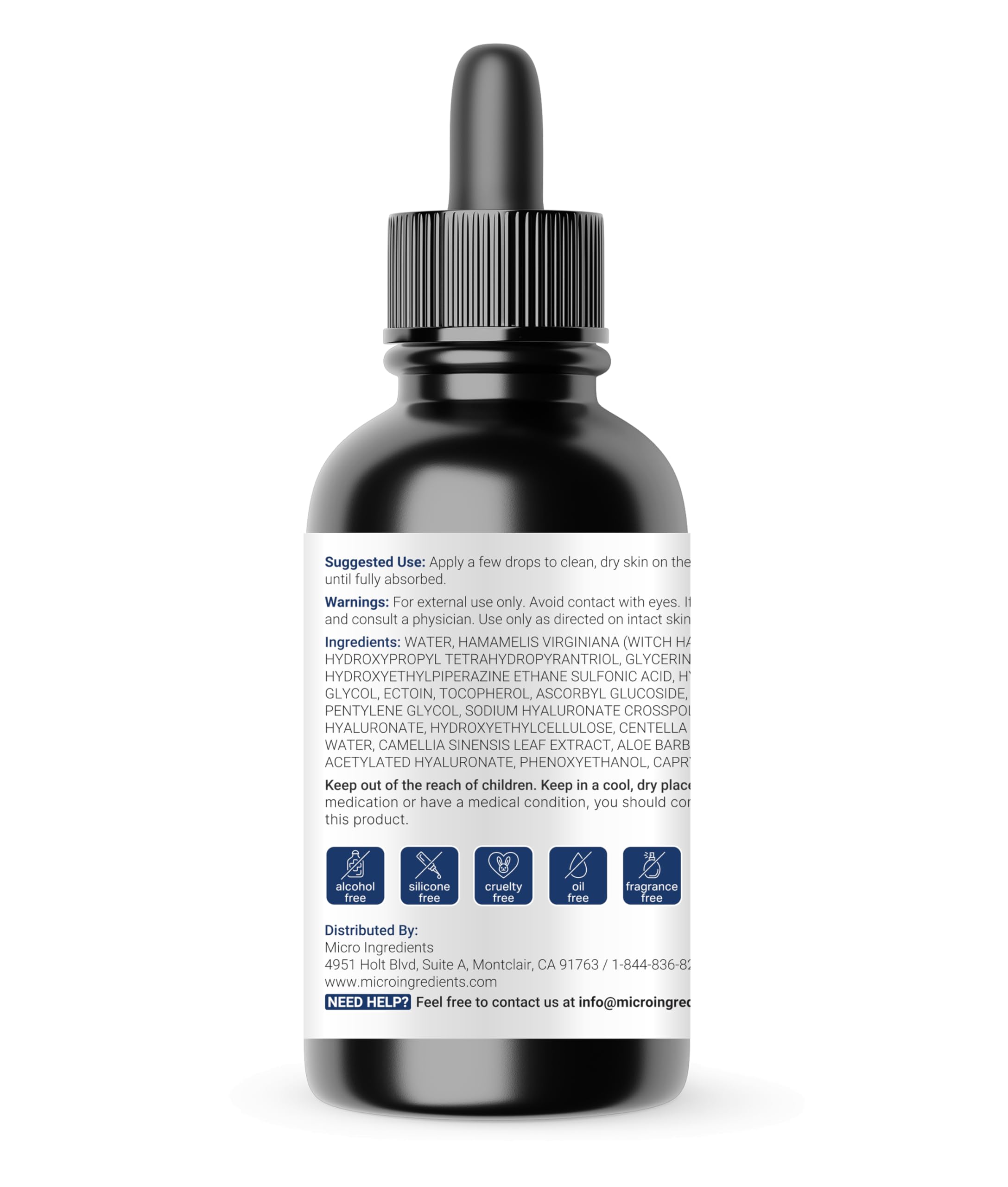 Micro Ingredients uso en rutina matutina junto a protector solar, beneficio protección y acabado ligero