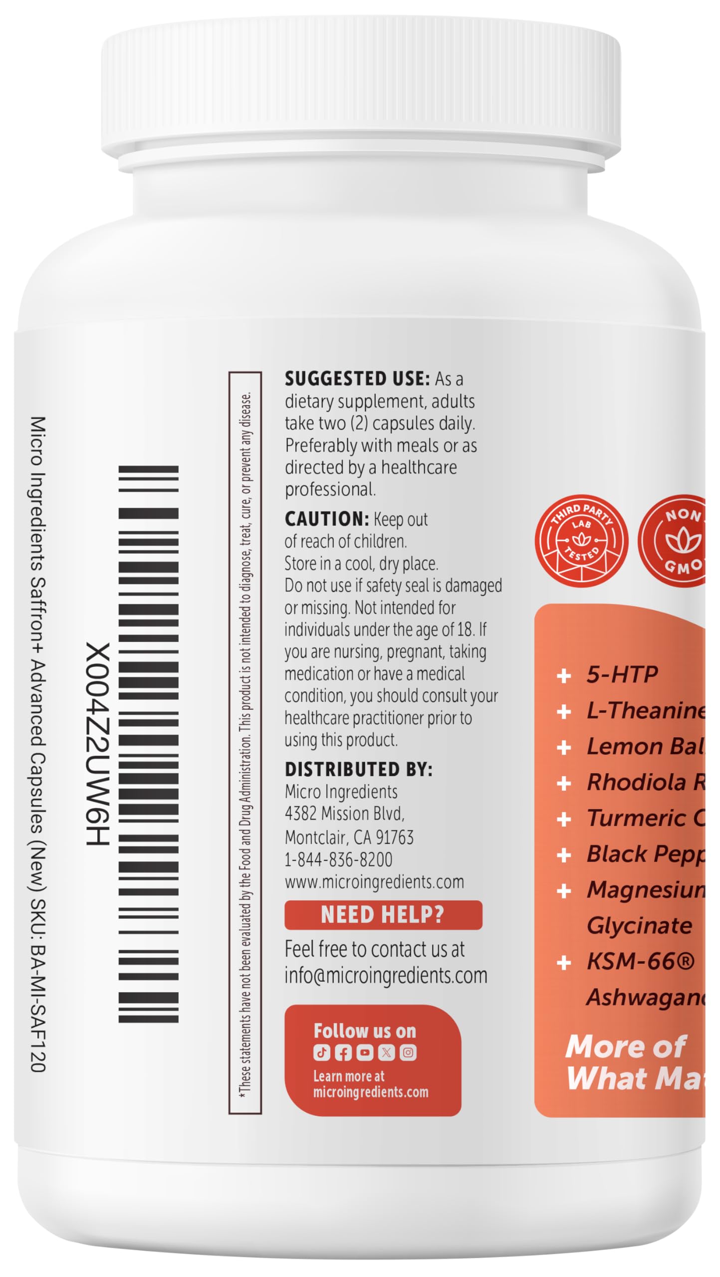 Micro Ingredients ingredientes naturales sobre fondo lifestyle saludable