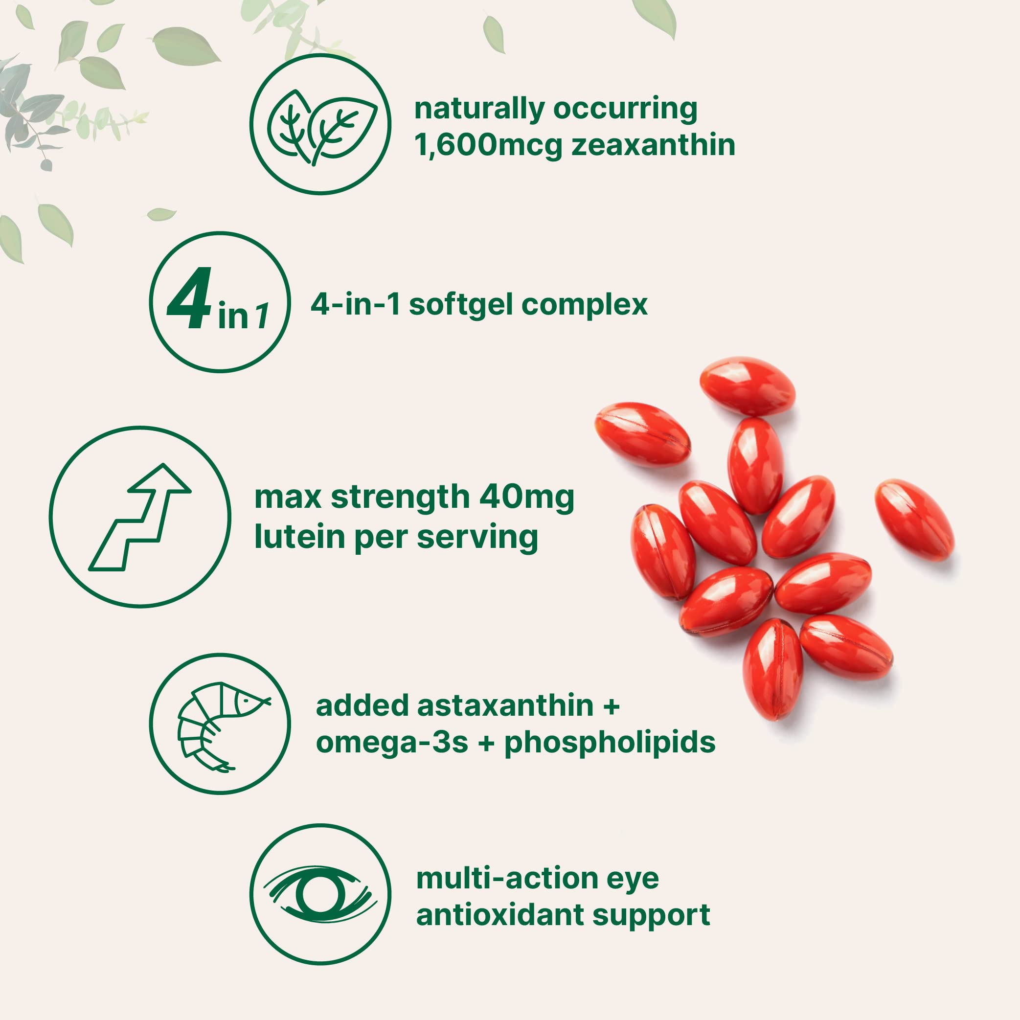 Micro Ingredients softgels en mano para visualizar tamaño y dosis