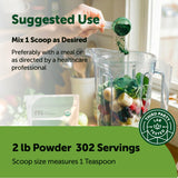Micro Ingredients spirulina en batido verde listo para beber con aporte nutritivo vegetal