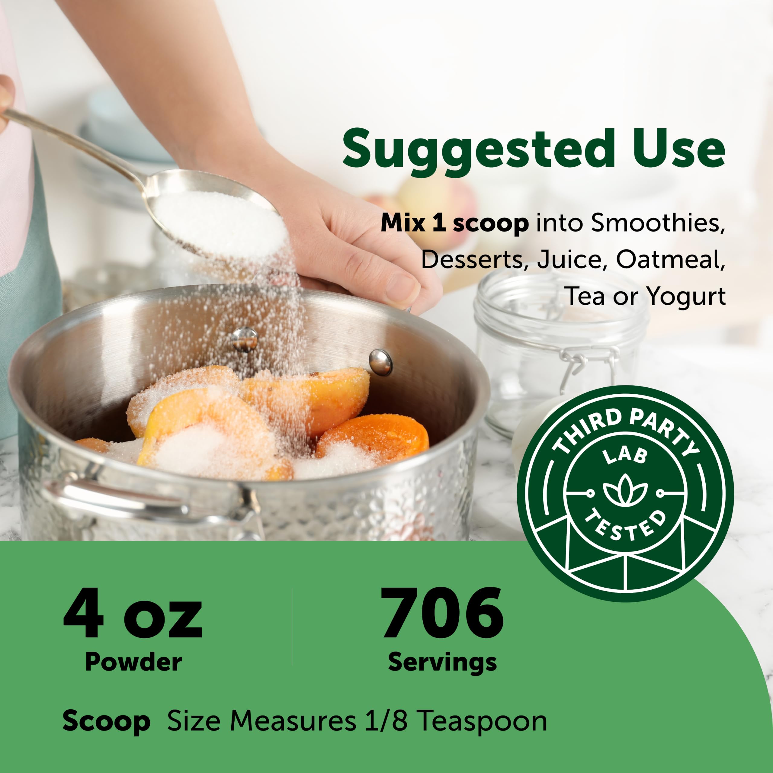 Micro Ingredients stevia disuelta en café realzando dulzura sin calorías