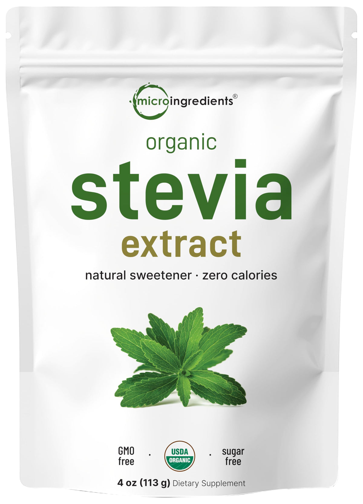 Micro Ingredients empaque frontal mostrando estuche orgánico y beneficios