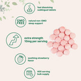 Micro Ingredients tabletas en mano para comparar tamaño y facilidad de uso