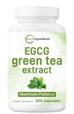 Micro Ingredients frasco delantero del suplemento de té verde mostrando diseño y cantidad