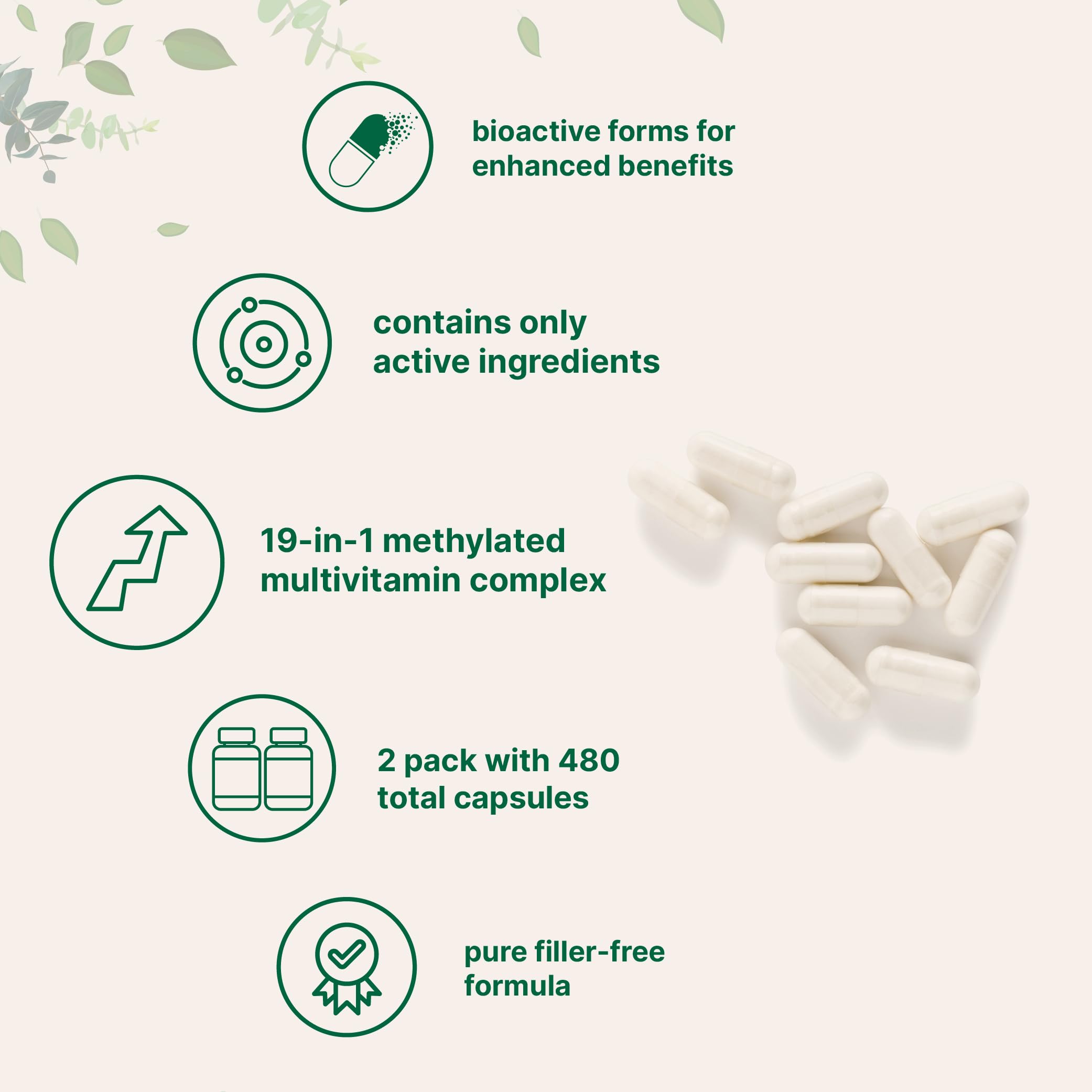 Micro Ingredients textura de cápsula cerca que resalta forma metilada