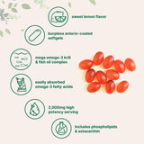 Micro Ingredients primer plano de la textura del recubrimiento entérico