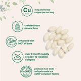 Micro Ingredients gota de MCT oil mostrando base suave y estabilidad